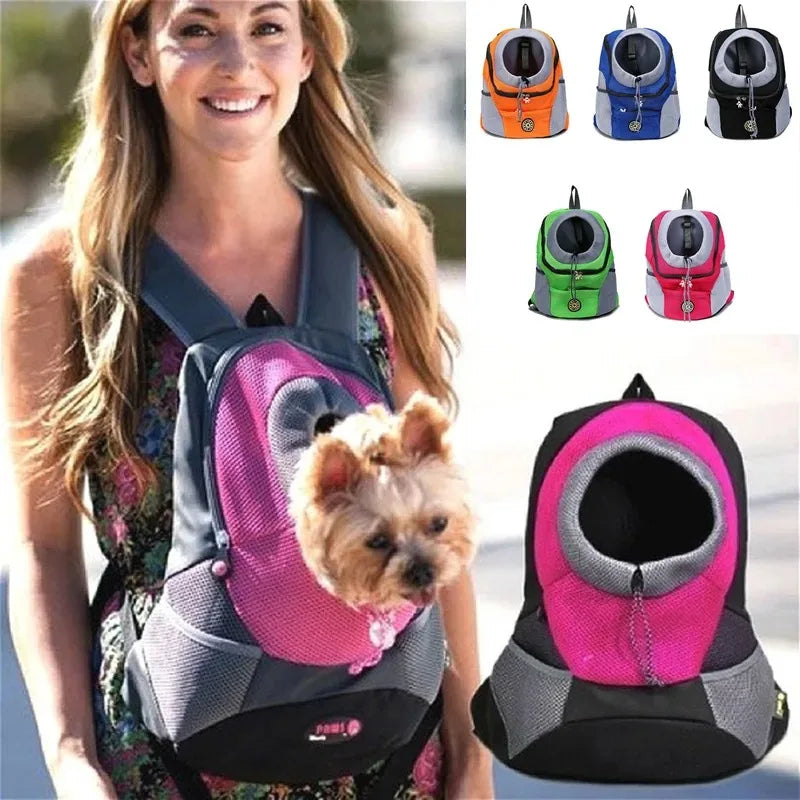 Pet Dog Carrier Backpack Puppy Carrier Front Pack for Small Medium Dogs Cat Travel Back Pack Breathable Dogs Carrier Backpack1