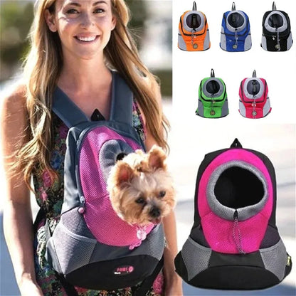 Pet Dog Carrier Backpack Puppy Carrier Front Pack for Small Medium Dogs Cat Travel Back Pack Breathable Dogs Carrier Backpack1
