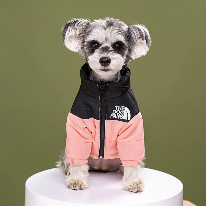 Puppy Coat Dog Down Jacket The Dog Fans Winter Pet Clothes for Small Medium Dogs Warm Thick Dog Vest French Bulldog Dropshipping
