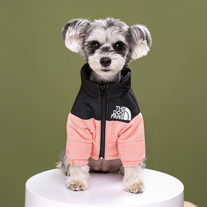 Puppy Coat Dog Down Jacket The Dog Fans Winter Pet Clothes for Small Medium Dogs Warm Thick Dog Vest French Bulldog Dropshipping