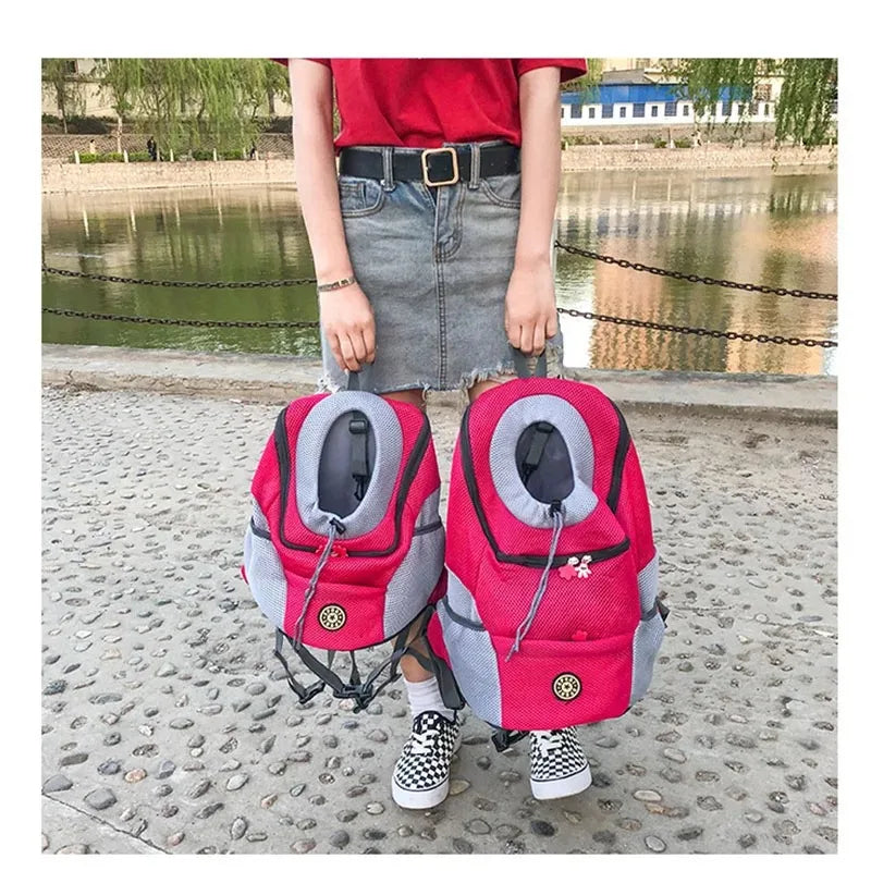 Pet Dog Carrier Backpack Puppy Carrier Front Pack for Small Medium Dogs Cat Travel Back Pack Breathable Dogs Carrier Backpack1