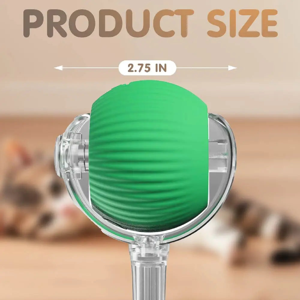 Automatic Rolling Ball with Tail Lamp USB Rechargeable Smart Interactive Cat Ball Toy for Cats Pet Dog accessories 고양이 장난감