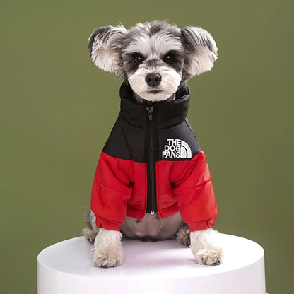 Puppy Coat Dog Down Jacket The Dog Fans Winter Pet Clothes for Small Medium Dogs Warm Thick Dog Vest French Bulldog Dropshipping