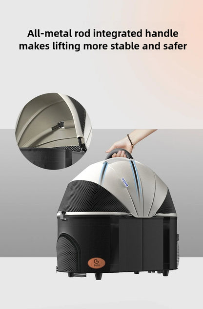 lightweight Pet stroller Portable Travel Pet Stroller Lightweight foldable cat and dog stroller Detachable pet carrier