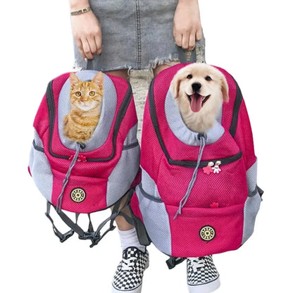 Pet Dog Carrier Backpack Puppy Carrier Front Pack for Small Medium Dogs Cat Travel Back Pack Breathable Dogs Carrier Backpack1