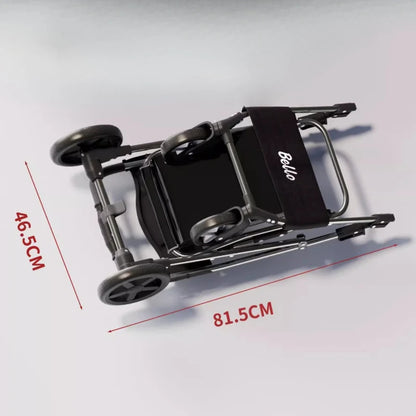 lightweight Pet stroller Portable Travel Pet Stroller Lightweight foldable cat and dog stroller Detachable pet carrier