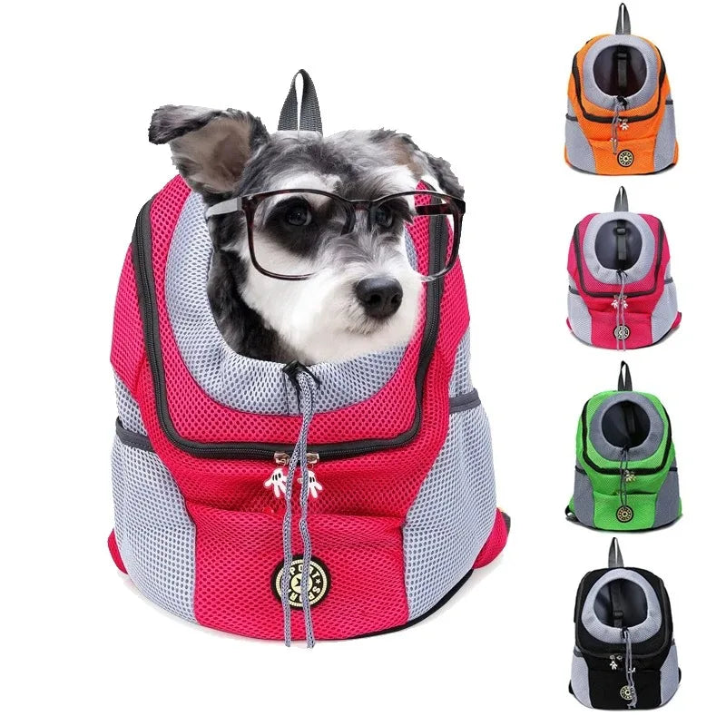 Pet Dog Carrier Backpack Puppy Carrier Front Pack for Small Medium Dogs Cat Travel Back Pack Breathable Dogs Carrier Backpack1