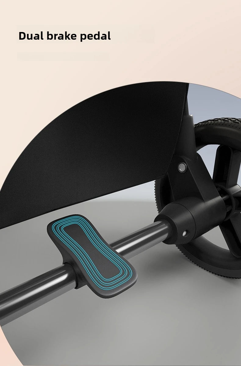 lightweight Pet stroller Portable Travel Pet Stroller Lightweight foldable cat and dog stroller Detachable pet carrier