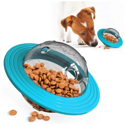 1PC dog leakage toy, outdoor flying interactive dog toy, suitable for medium and large dog teeth grinding and cleaning toys