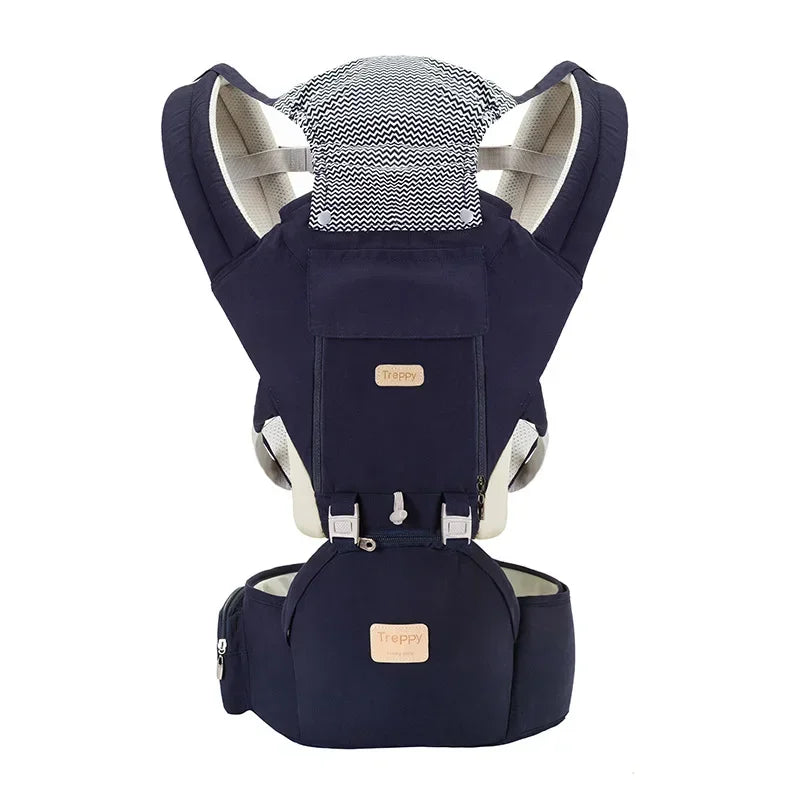 100% Cotton Baby Waist Stroller Four Season Multifunctional Front Carrying Baby Carrier Breathable Baby Waist Stroller Carrier