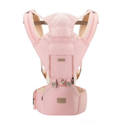 100% Cotton Baby Waist Stroller Four Season Multifunctional Front Carrying Baby Carrier Breathable Baby Waist Stroller Carrier