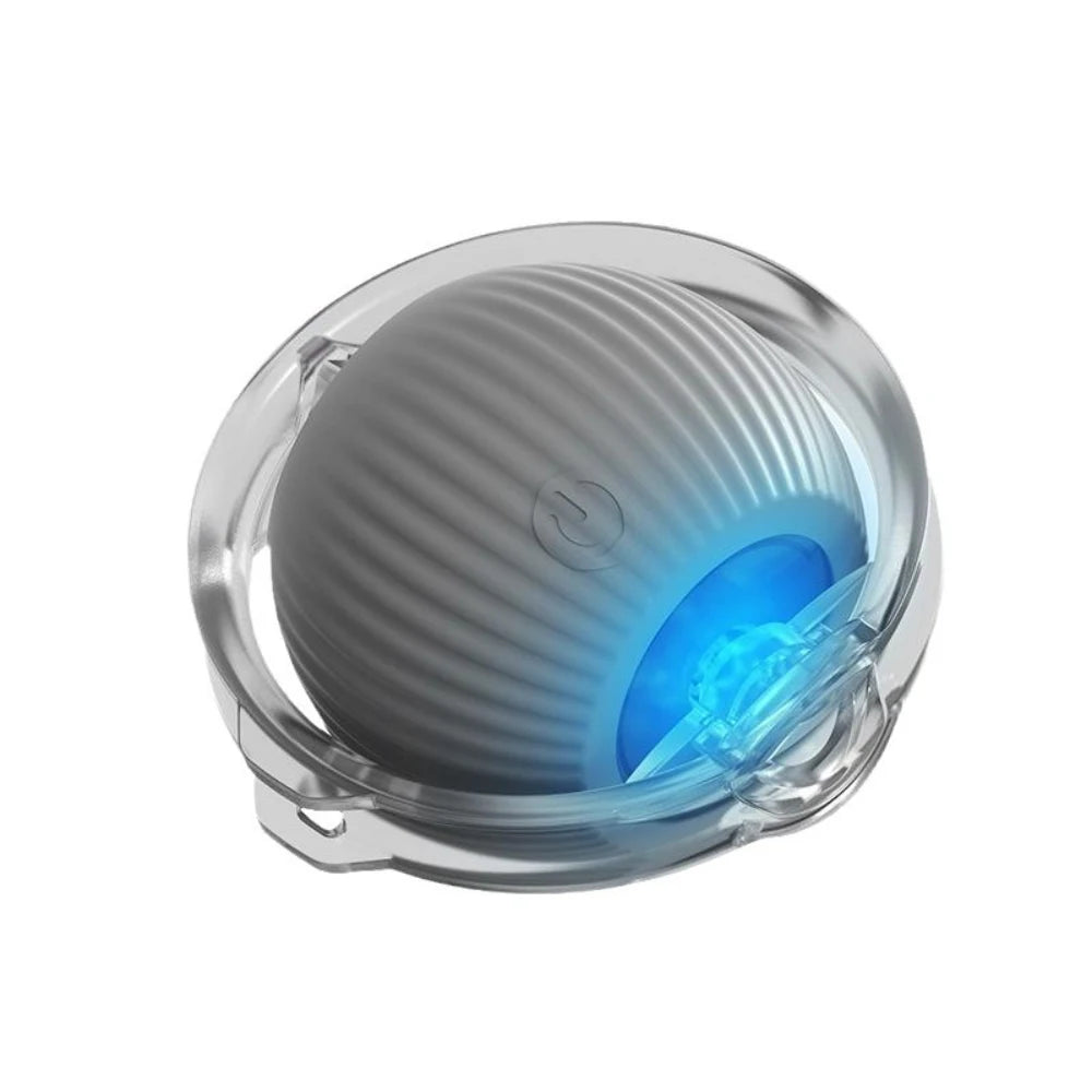 Automatic Rolling Ball with Tail Lamp USB Rechargeable Smart Interactive Cat Ball Toy for Cats Pet Dog accessories 고양이 장난감