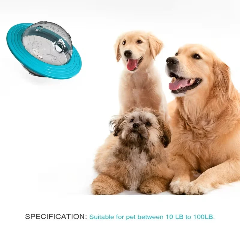 1PC dog leakage toy, outdoor flying interactive dog toy, suitable for medium and large dog teeth grinding and cleaning toys