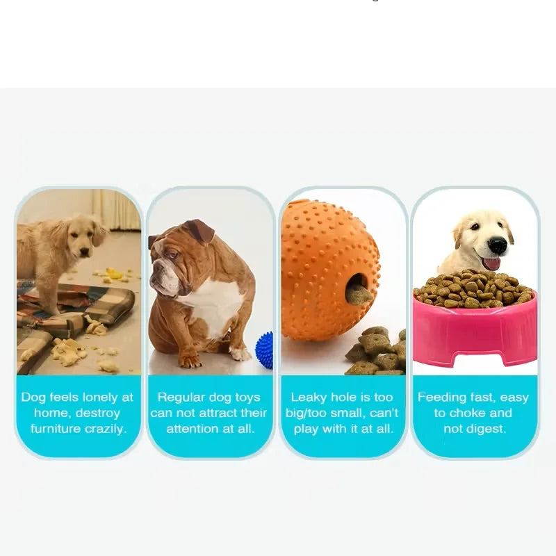 1PC dog leakage toy, outdoor flying interactive dog toy, suitable for medium and large dog teeth grinding and cleaning toys